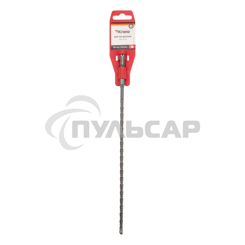 Бур по бетону 6x310 мм SDS PLUS Kranz