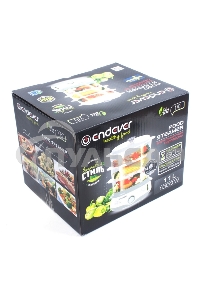 Пароварка Endever Vita-170, белый/серый, мощность 1000 Вт, объем 11 л