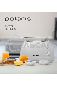 Тостер Polaris PET 0702L 750Вт белый