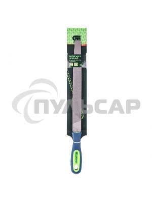 Напильник СИБРТЕХ, 250 мм плоский, двухкомпонентная рукоятка, №2 16230