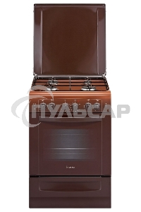 Плита комбинированная Gefest ПГЭ 6102-02 0001 коричневый, конфорок 4 газовых, духовка 55 л, 60 см x 85 см x 60 см