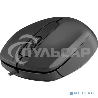 Мышь проводная Defender Alpha MB-507 черный, 1000 dpi, USB, кнопки - 3