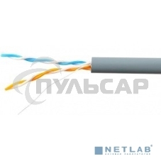 Кабель SkyNet Light UTP indoor 2x2x0,46, медный, FLUKE TEST, кат.5e, однож., 100 м, box, серый