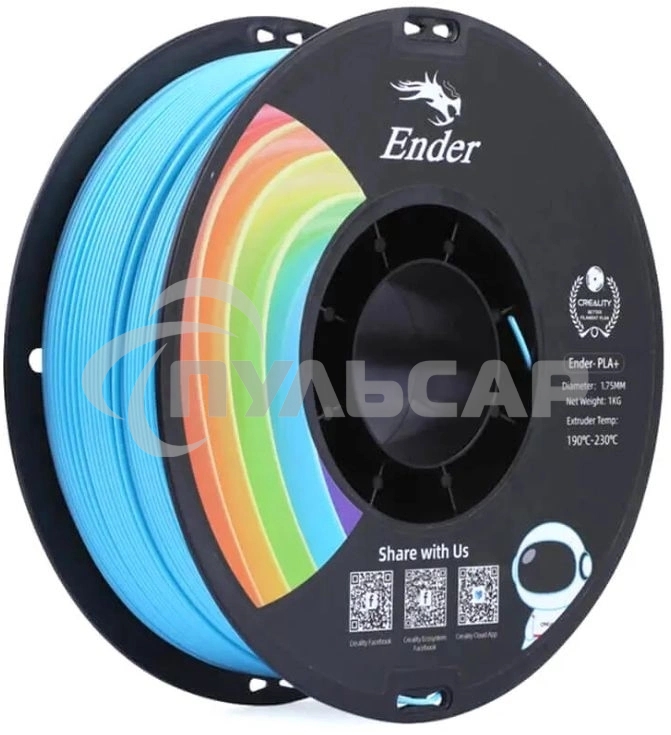 Пластик для принтера 3D Creality 3301010310 PLA d1.75мм 1кг 1цв.