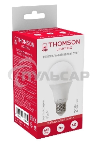 Лампа светодиодная Hiper THOMSON LED A60 7W 660Lm E27 4000K TH-B2002