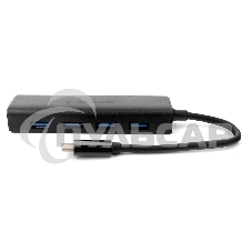 Концентратор USB 3.0 Gembird UHB-C364, 4 порта, Type-C, с доп питанием