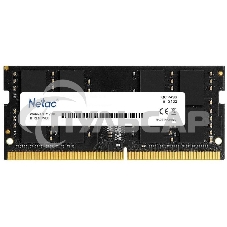 Оперативная память NETAC Basic, DDR4, 8Gb (1x8Gb), 2666MHz, CL19, SO-DIMM
