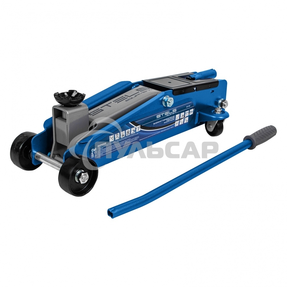 Домкрат STELS 51134гидравлический подкатной высокий подъем 3т suv 190-535мм
