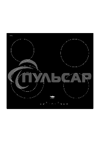 Встраиваемая электрическая варочная поверхность Beko HIC 64402 T, черный