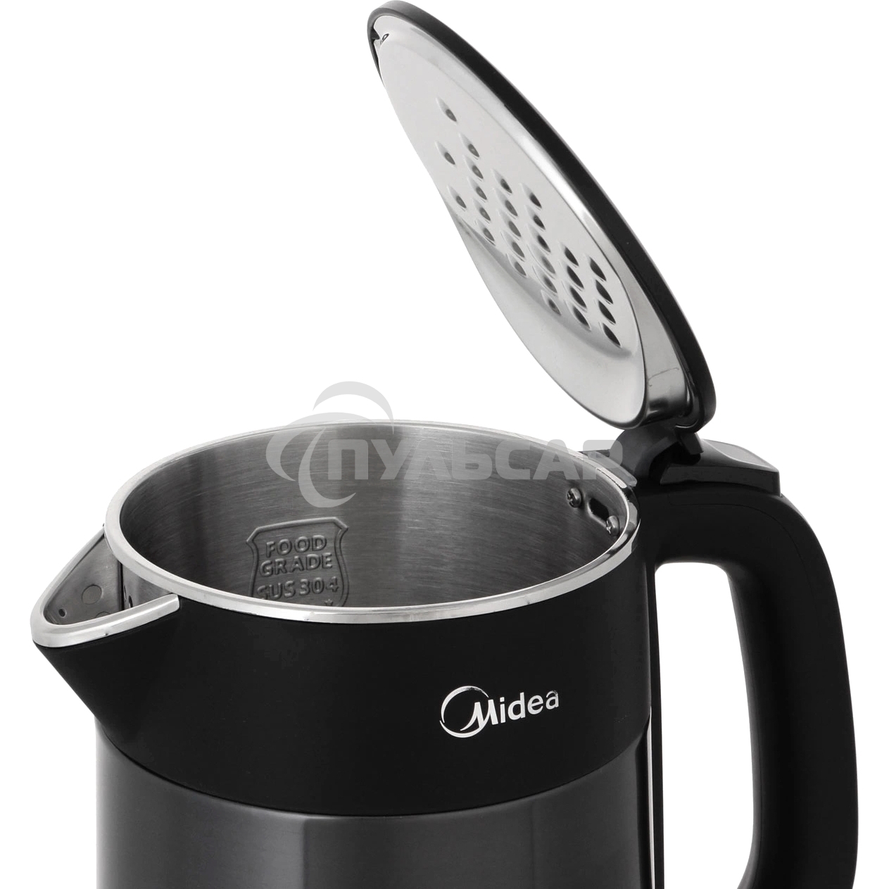 Чайник электрический Midea 1.5л, 2200Вт, черный