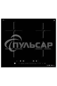 Варочная поверхность Kuppersberg/ Варочная поверхность Kuppersberg, индукция, High-Tech, 9 уровней мощности, inverter, таймер, пауза, Booster, автоматическое отключение, Flexi-zone, слайдерное управление, поддержание тепла, черный