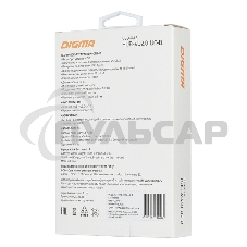 Разветвитель USB-C Digma HUB-4U2.0-UC-B 4порт. черный Разветвитель USB-C Digma HUB-4U2.0-UC-B 4порт. черный