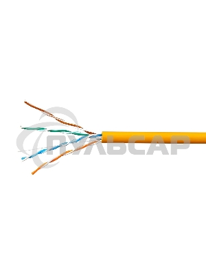 Кабель SkyNet Premium UTPнг-LSZH 4x2x0,51, низкое дымовыделение, нулевое содержание галогенов, медный, FLUKE TEST, кат.5e, однож., 305 м, box, оранжевый