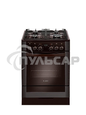 Плита комбинированная Gefest ПГЭ 6502-03 0245 коричневый, конфорок 4 газовых, духовка 55 л, 60 см x 85 см x 60 см