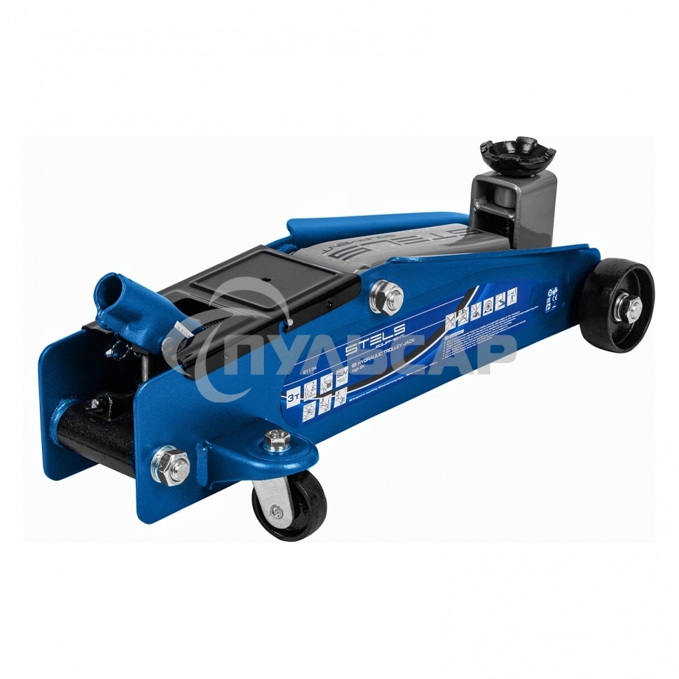 Домкрат STELS 51134гидравлический подкатной высокий подъем 3т suv 190-535мм