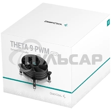 Кулер для процессора DEEPCOOL THETA 9 PWM 1700 черный/синий, 92 мм, алюминий, 3200 об/мин, 40.1 дБ, 4 pin, 65 Вт, 58 мм