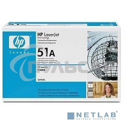 Картридж лазерный HP Q7551A черный для LJ P3005/M3035mfp/M3027mfp 6500 стр.