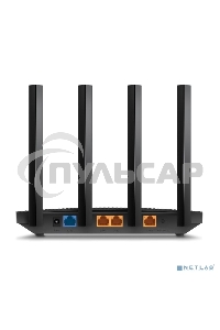 Роутер TP-Link AX1500 Dual-Band Wi-Fi 6 RouterSPEED: 300 Mbps at 2.4 GHz + 1201Mbps at 5 GHzSPEC: 4× Antennas, 1GHz Dual Core CPU, 1× Gigabit WAN Port + 3× Gigabit LAN Ports, 1024-QAM, OFDMAFEATURE: Tether App, WPA3, Access Point Mode, IPv6 Supported, IPT