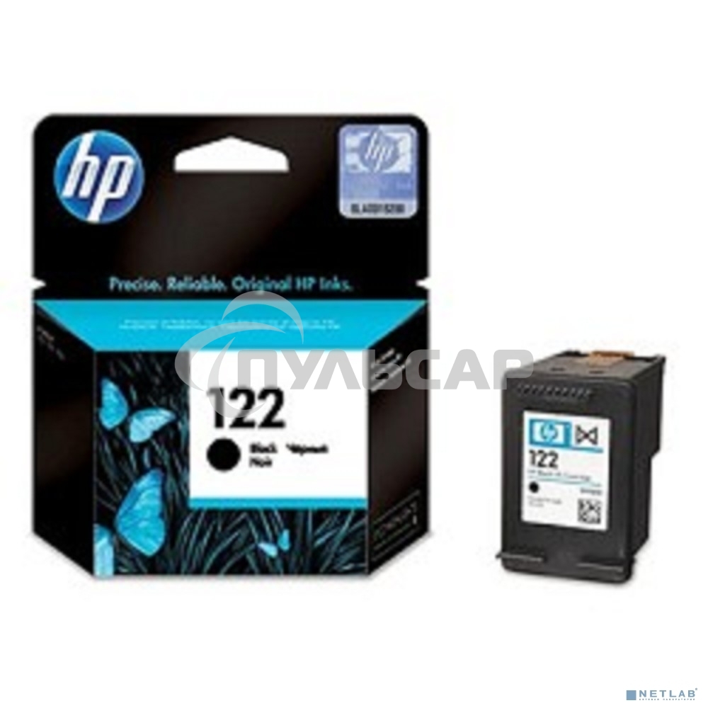Картридж струйный HP 122 CH561HE черный для HP DJ 1050/2050/2050s (120стр.)