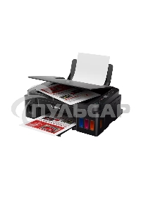 МФУ струйное Canon PIXMA G3410 (2315C009), A4, цветное, печ. 8.8 стр/мин (ч/б) 5 стр/мин (цвет), скан. до 19 стр/мин., 4800x1200 dpi (принтер) 1200х600 dpi (сканер), USB, Wi-Fi