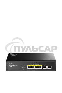 Коммутатор Cudy GS1006P (L2) 6x1Gbит/с 6PoE+ неуправляемый