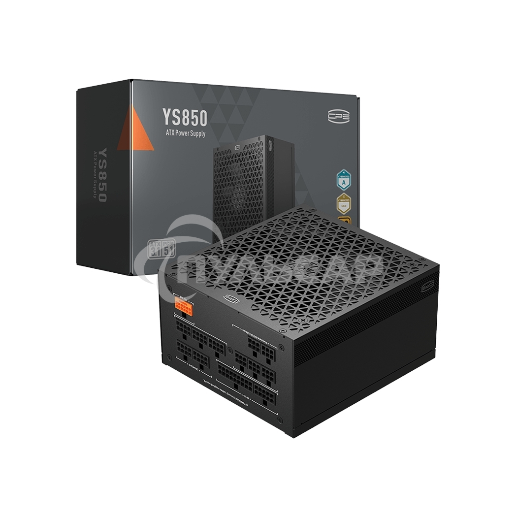 Блок питания PCCooler P5-YS850-G1F, 850Вт, 80 PLUS Gold, 135мм, модульный, черный