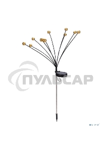 Светильник грунтовый Rexant Лалели, 3000К, встроенный аккумулятор, солнечная панель, коллекция Стамбул