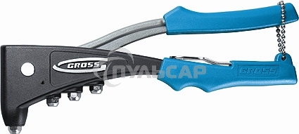 Заклепочник литой усиленный GROSS 40403заклепки 2,4-4,8мм