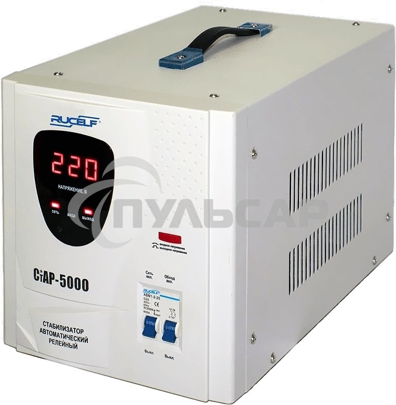 Стабилизатор СТАБИК СтАР-5000однофазный, цифровой 220В 5000ВА вх.:140-270В