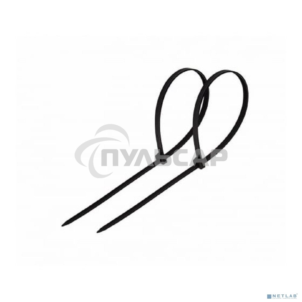 Хомут-стяжка кабельная нейлоновая Rexant 150 x3,6 мм, черная, упаковка 100 шт.