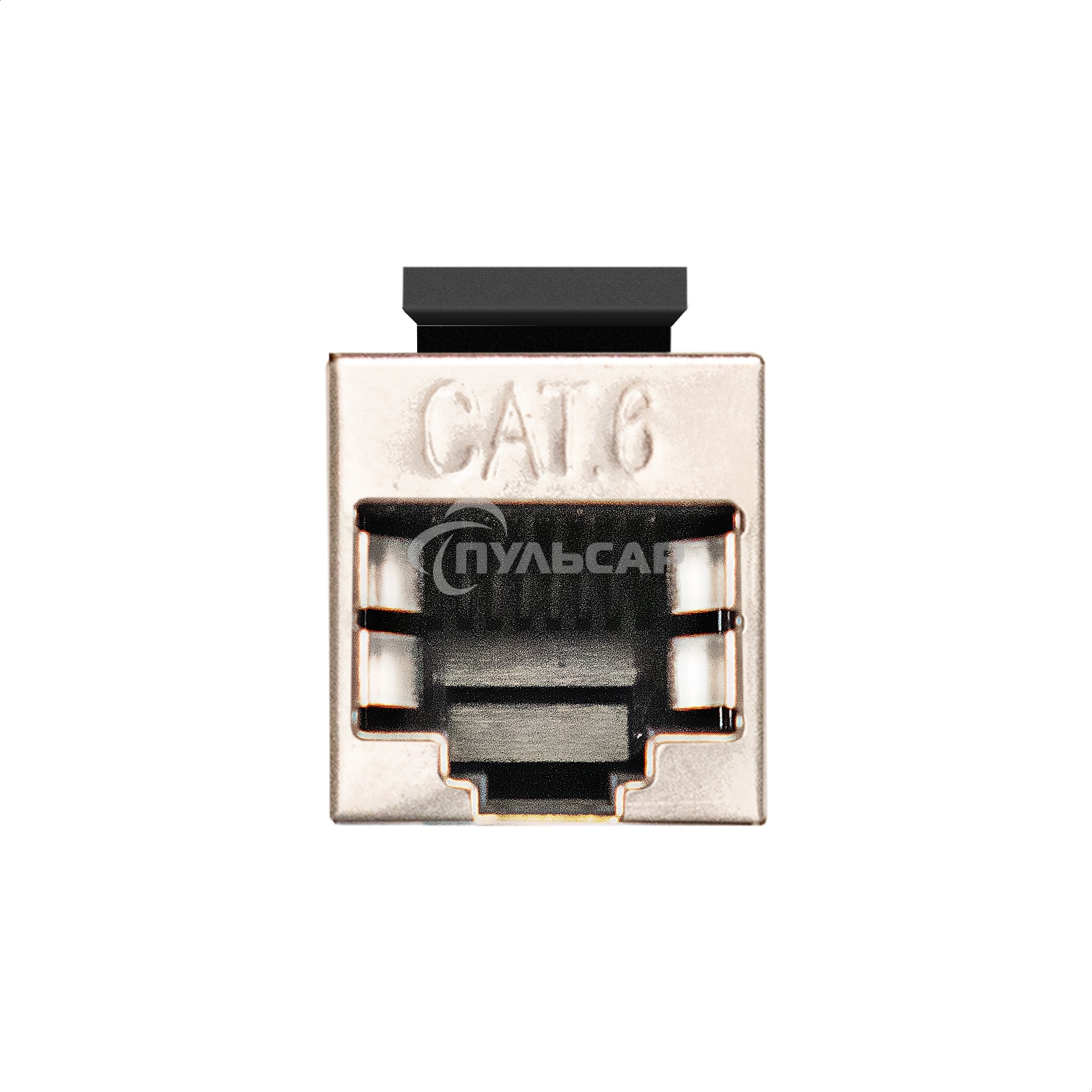 Модуль проходной ExeGate CP45-KJ-SH-C5e (RJ45-RJ45 формата Keystone Jack, Кат.5e, экранированный)
