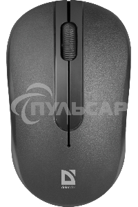 Мышь беспроводная Defender Datum MM-285 черный, 1600 dpi, радиоканал, USB, кнопки - 3