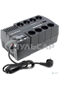 Источник бесперебойного питания CyberPower BR1200ELCD 1200VA/720W USB/RJ11/45 (4+4 EURO)