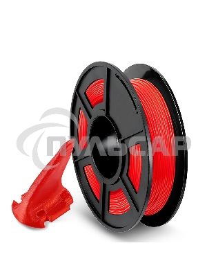 Филамент NVPRINT TPU Red для 3D печати диаметр 1.75мм длина 165 метров масса 0,5 кг