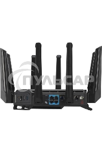 Маршрутизатор ASUS GT-BE19000, черный/красный, 90IG0850-MO9A0V