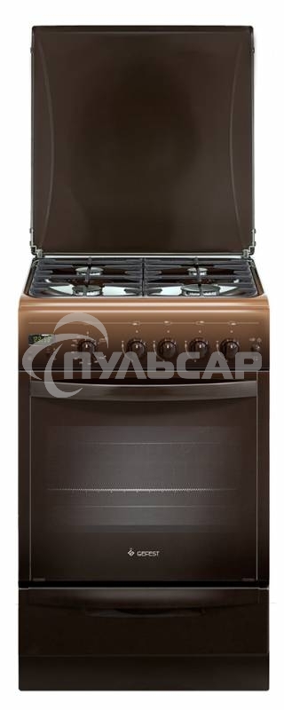 Плита газовая Gefest ПГ 5100-03 0001 коричневый, конфорок 4 шт, духовка 52 л, 50 см x 85 см x 58.5 см