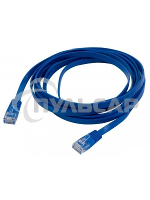 Патч-корд molded 5E Copper 1m Blue