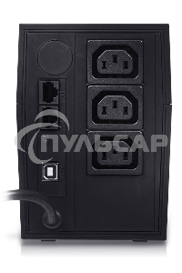Источник бесперебойного питания Powercom Raptor RPT-1000AP 600Вт 1000ВА черный