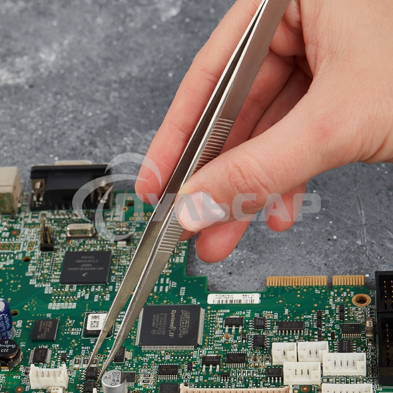 Пинцет прямой 160 мм (блистер) Rexant