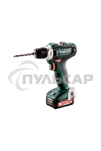 Дрель-шуруповерт Metabo PowerMaxx BS 12 601036500, Аккумуляторный, 12В, 2 АКБ, Кейс
