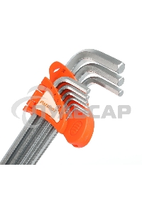 Набор ключей PATRIOT SKH-9EL, шестигранные с шаром, экстра длинные, 1,5-10мм, CRV, 9 шт