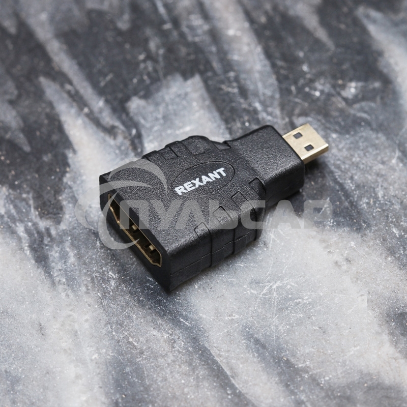 Переходник Rexant (17-6815) ПЕРЕХОДНИК гн.HDMI - шт.Micro HDMI GOLD