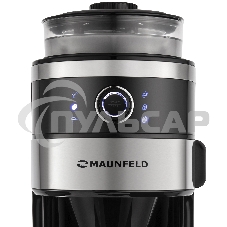 Кофеварка капельная Maunfeld MF-731BK черный, исп. кофе - зерновой/молотый, 0.83 л, 820 Вт.