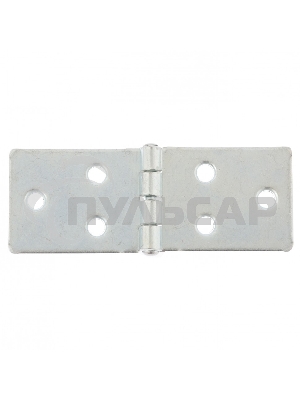 Петля карточная 110х40, цинк, 4шт. (Металлист) Россия