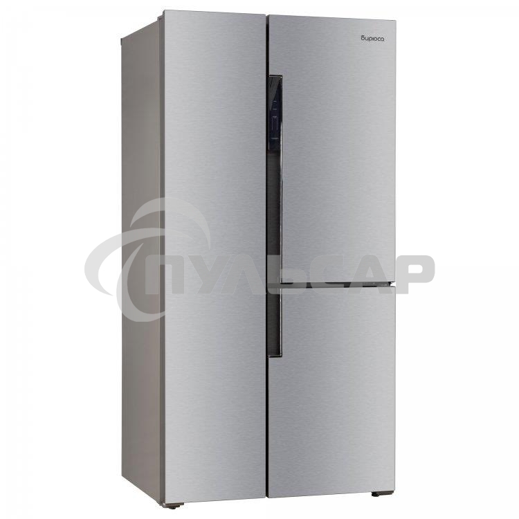 Холодильник Бирюса TD 563 I нержавеющая сталь трехкамерный 207/223 л морозилка слева, NoFrost, Side-by-side