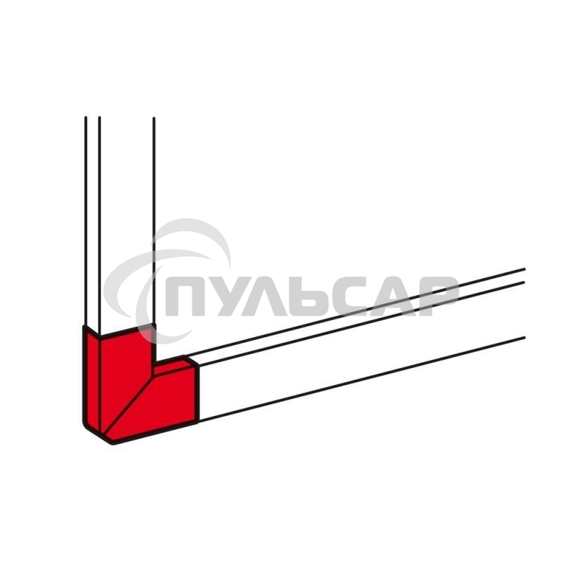Угол плоский 105х50 Legrand