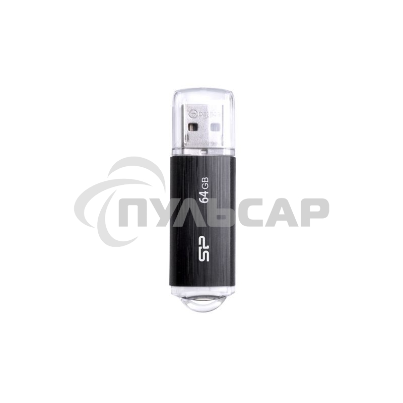 Флешка USB Silicon Power R/W 64 Gb Ultima U02 SP064 GbUF2U02V1K USB 2.0 черный