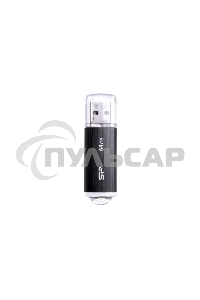 Флешка USB Silicon Power R/W 64 Gb Ultima U02 SP064 GbUF2U02V1K USB 2.0 черный
