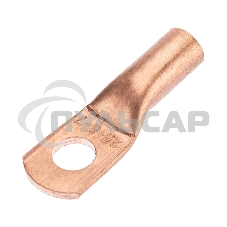 Наконечник медный ТМ 25-8-7 (25мм² - Ø8мм) (в упак. 100 шт.) Rexant