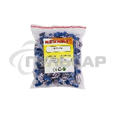 Клемма плоская изолированная гнездо 7.4 мм + штекер - 6.3 мм 1.5-2.5 мм² (РПи-О 2.5-(6.3)/РПИо 2.5-7.5) Rexant